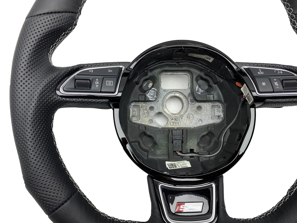 Audi A3 8v S Line Lenkrad Nachrüsten TUNING Lenkrad Leder Lederlenkrad AUDi A3 8V Multifunktion Schaltwippen