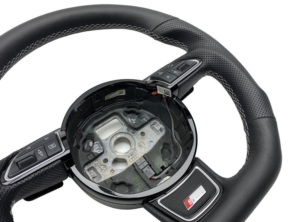 Audi A3 8v S Line Lenkrad Nachrüsten TUNING Lenkrad Leder Lederlenkrad AUDi A3 8V Multifunktion Schaltwippen